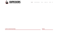 Desktop Screenshot of oxpeckers.org